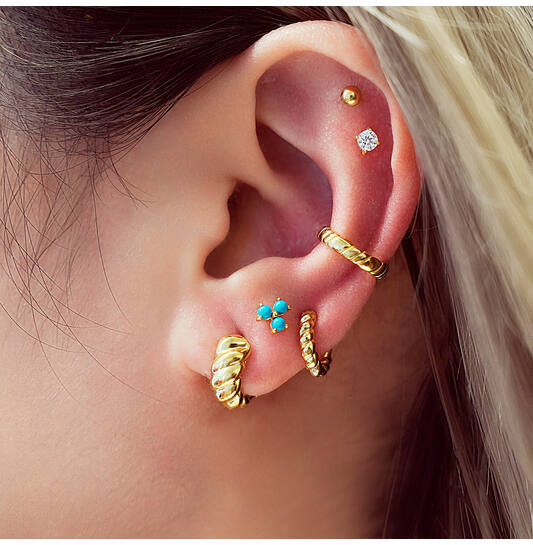  Chill Voyager - Earrings - Silver / 14kt GP